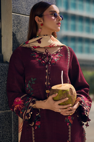 Poshima by Charizma | Unstitched Embroidered Leather Vol-II Collection - 2025 PSW5-10