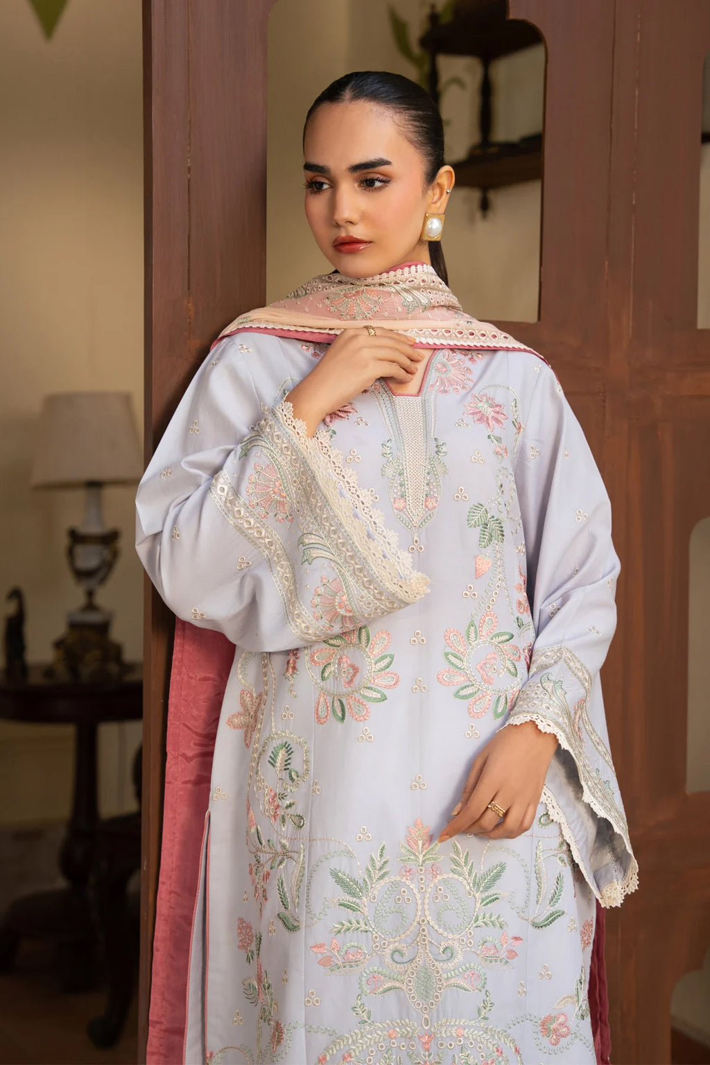 Namah by Xenia | Unstitched Embroidered Summer Lawn Collection - 2026 (ELIAN)