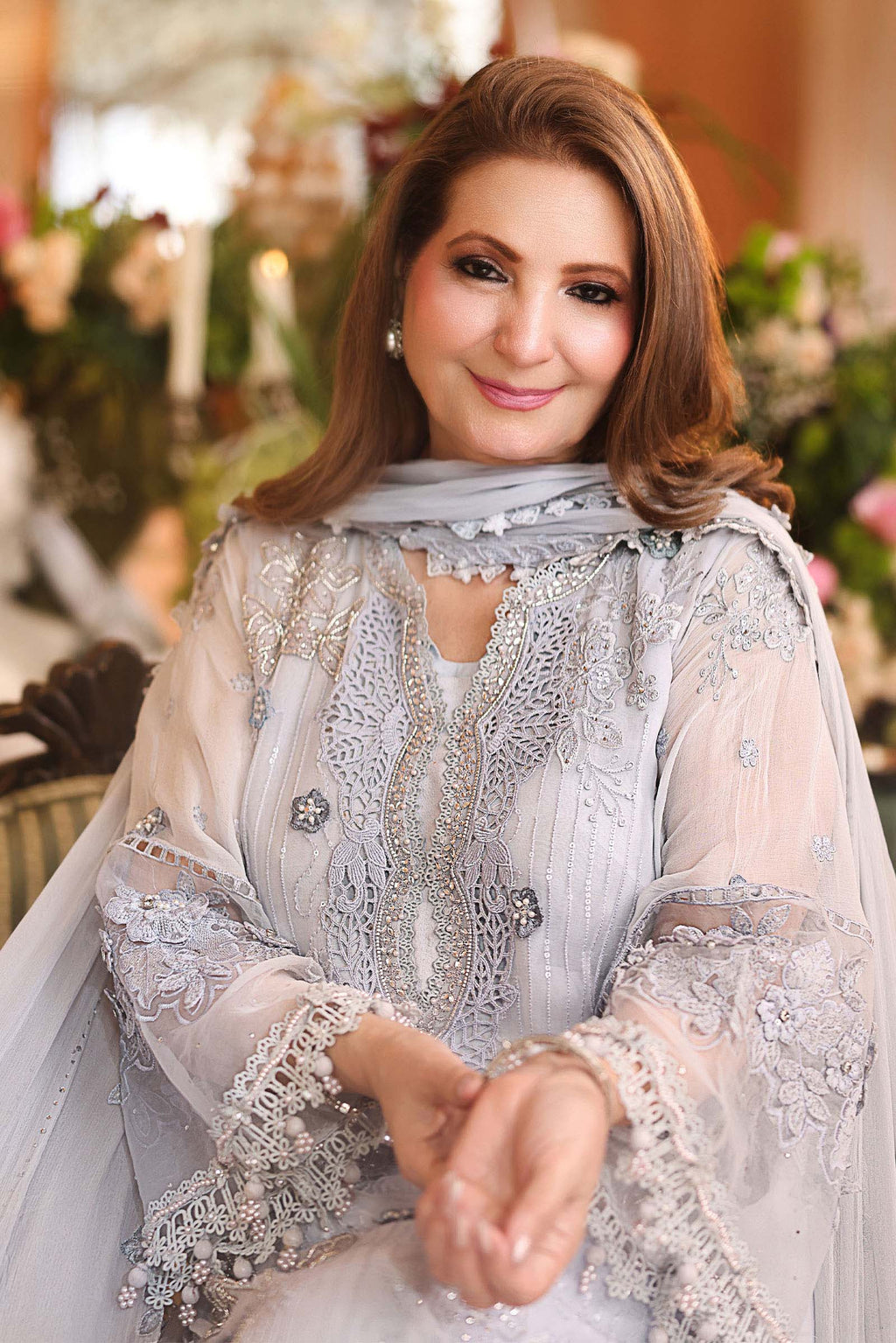 Royale Tea Affair by Maria.B | Unstitched Chiffon Formal Collection - 2026 (D-06)