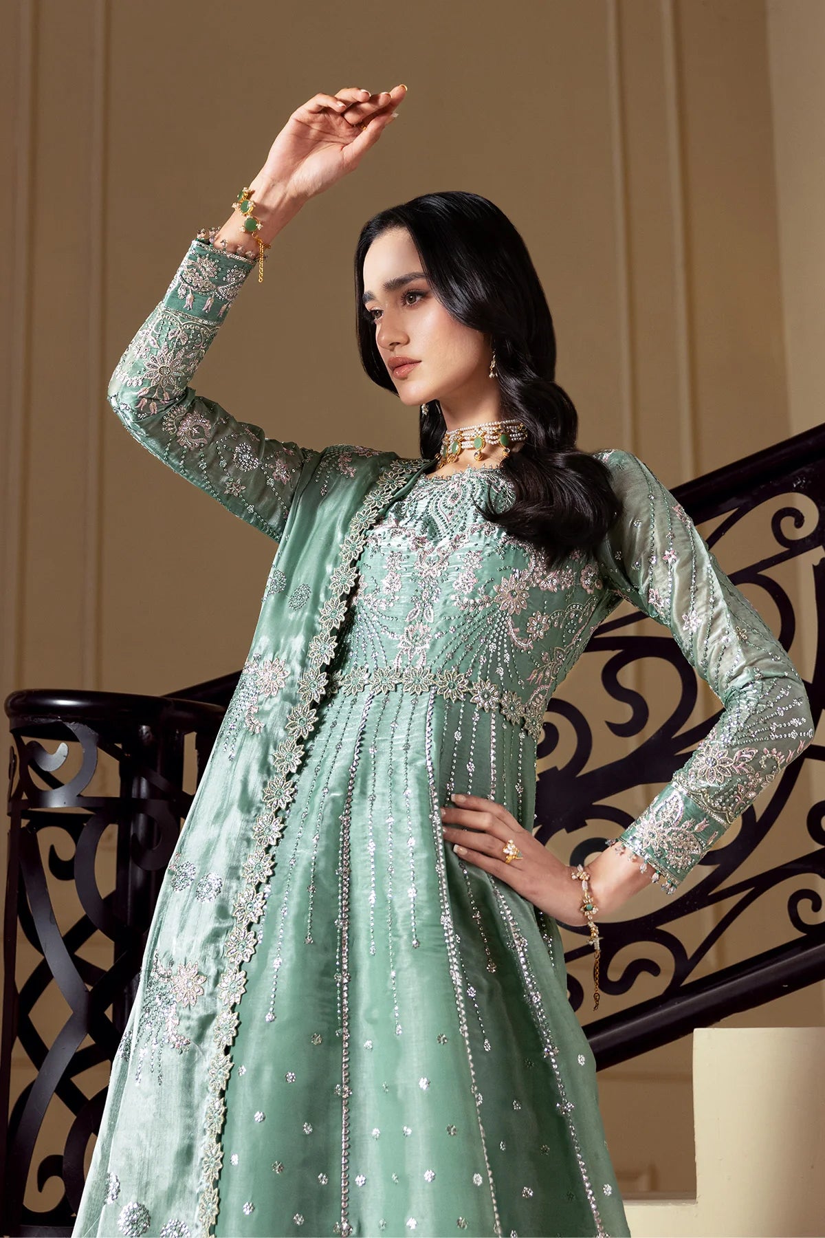 Aaina by Alizeh | Unstitched Silk Embroidered Wedding Collection - 2026 (AIDAH)