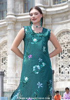 Sunshine Bloom Premium Unstitched Embroidered Collection - 2026 (D-07)