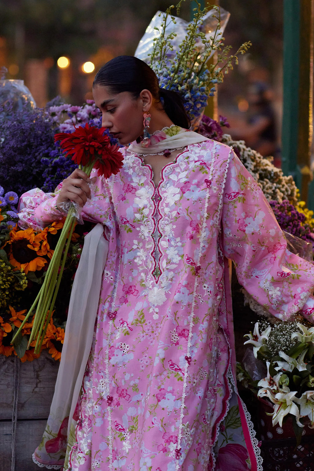 Wildflower by Zaha | Unstitched Festive Lawn Collection - 2026 (PEONY REVERIE)