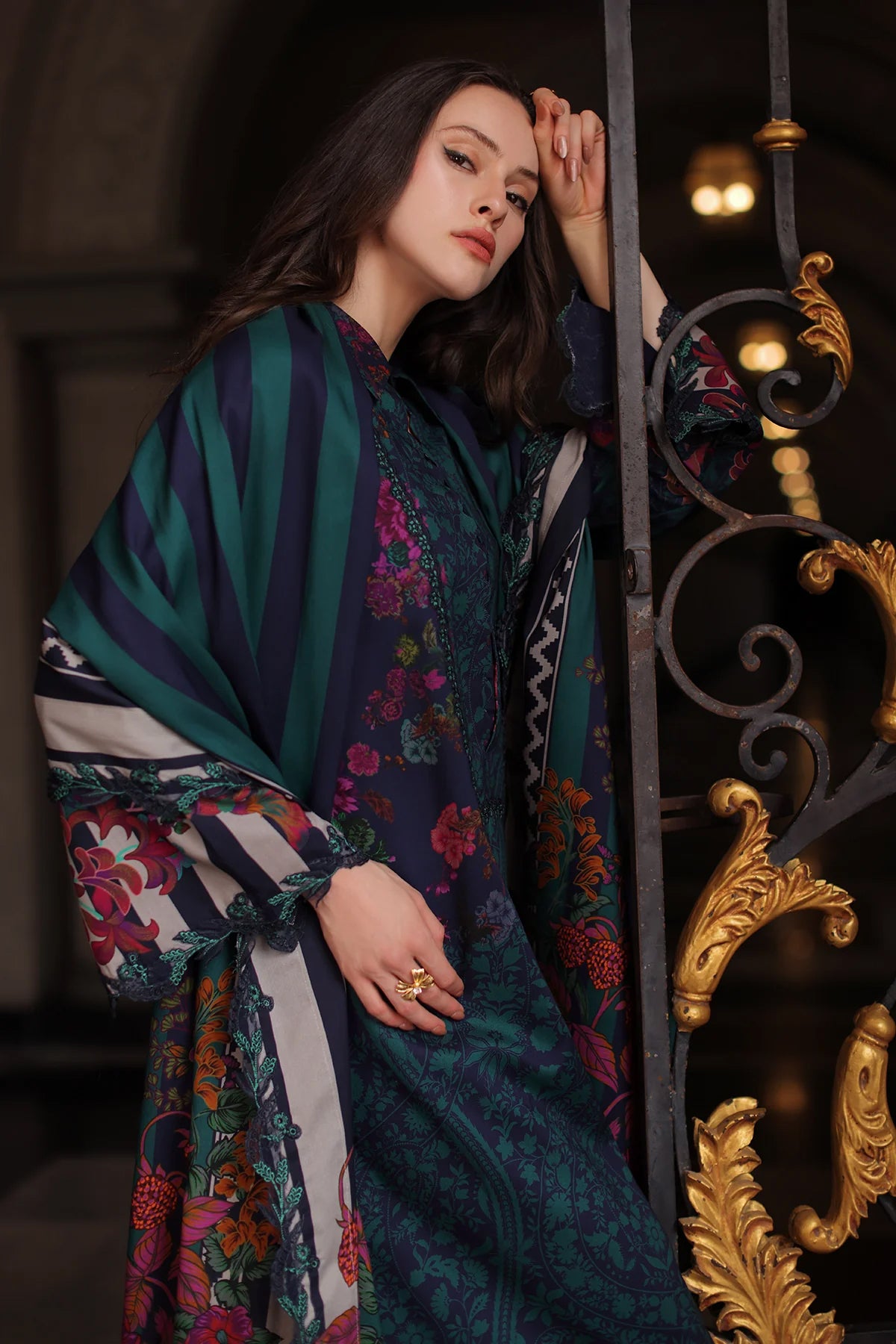 Aniiq by Charizma | Unstitched Embroidered Linen Vol-II Collection'26 (ANW7-17)