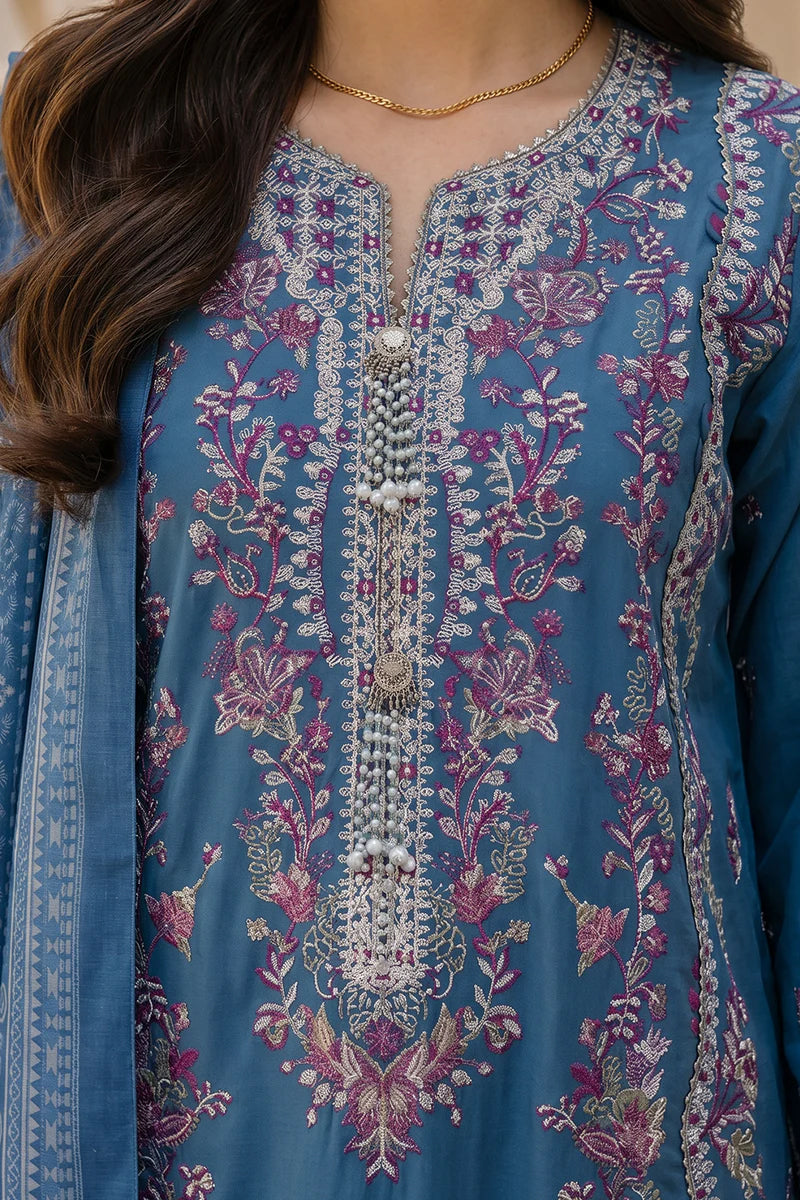 Zellbury Unstitched Signature Jacquard Embroidered Collection - 2026 (WUS-0719)