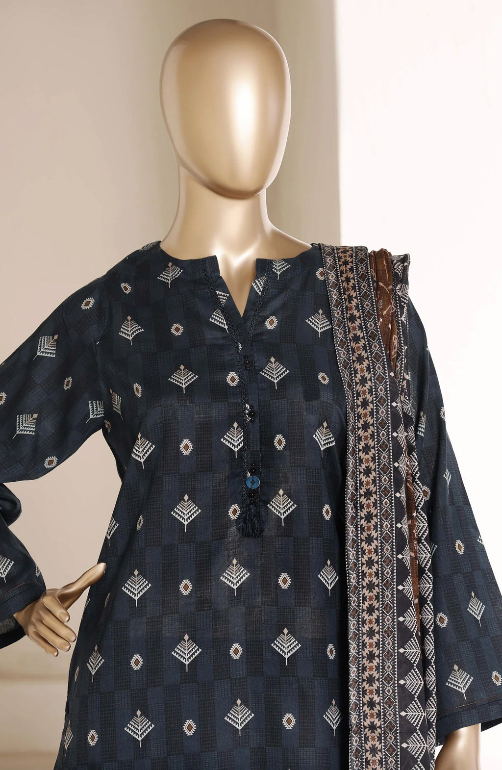 Sadabahar Stitched Printed Lawn Vol-05 Collection - 2026 (D-07)