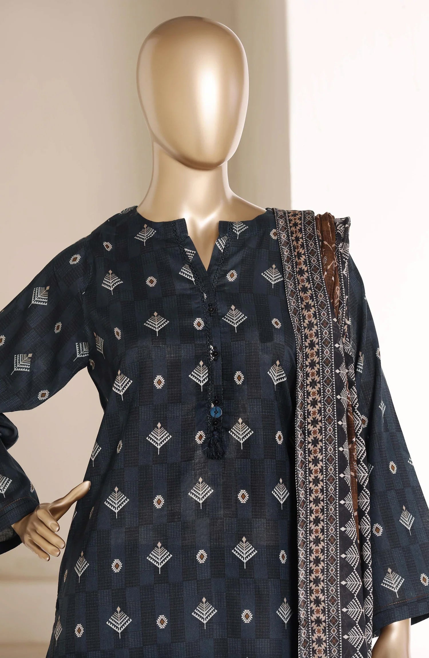 Sadabahar Stitched Printed Lawn Vol-05 Collection - 2026 (D-07)