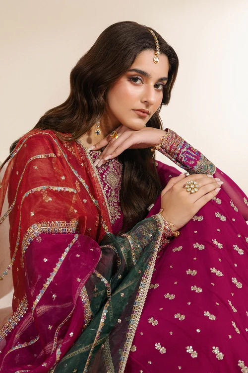 Meraki by Zarif | Unstitched Embroidered Chiffon Formal Collection - 2026 (SARSAR)