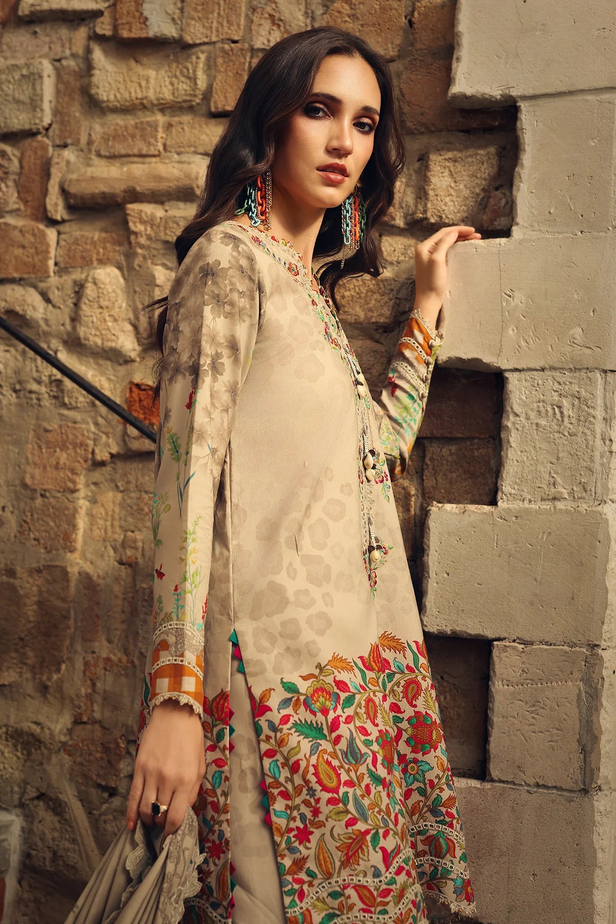 Combination by Charizma | Unstitched Embroidered Linen Collection - 2026 (CCW7-07)