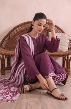 Jeem by  Amna  Khadija | Stitched Chikankari Lawn Collection - 2026 (D-07)