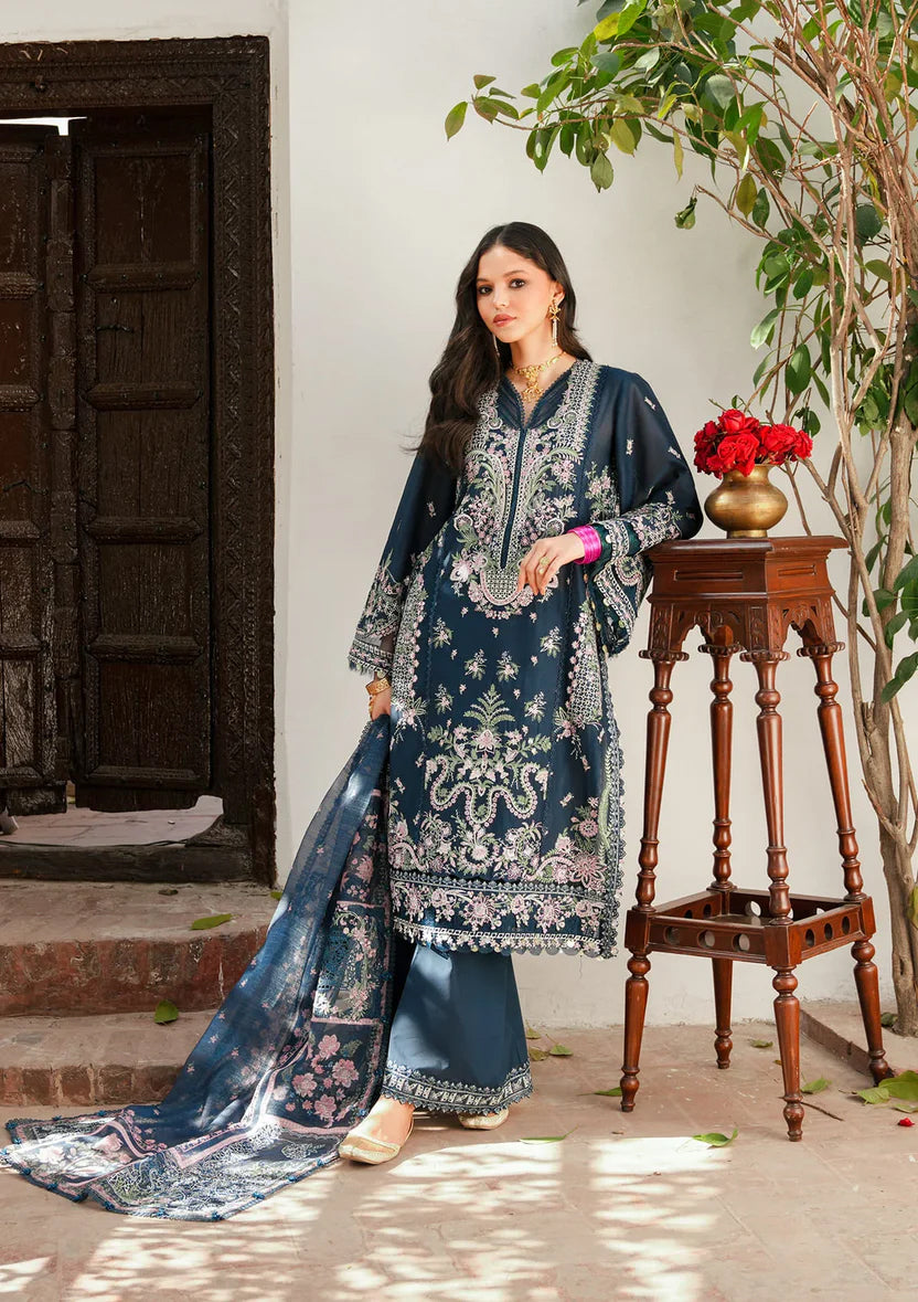 Ek Fasana by Kahf | Unstitched Luxury Lawn Collection - 2026 (MALKA)