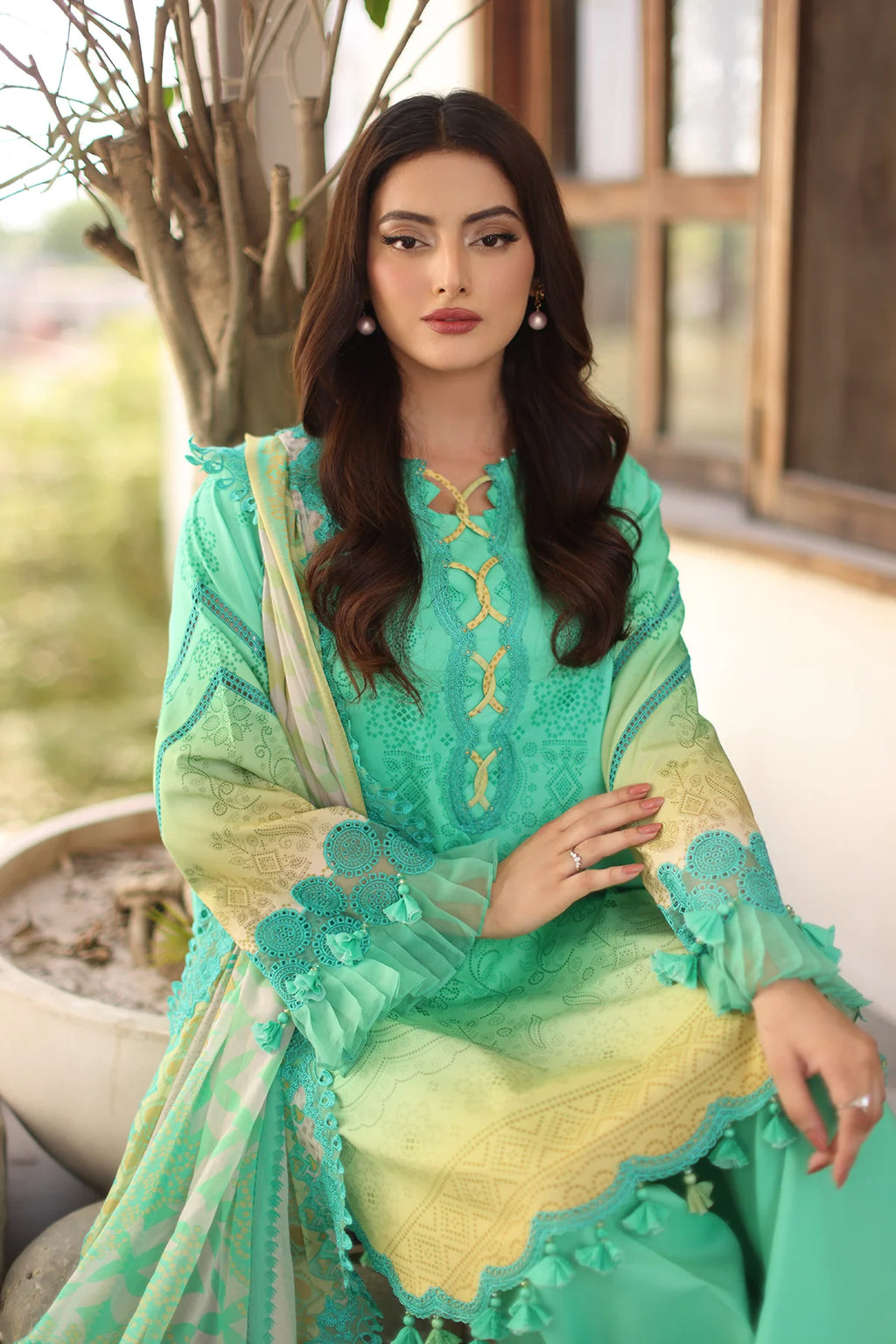 Infinity by Charizma | Unstitched Embroidered Lawn Collection - 2026 (IN6-08)