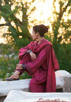 Casual Lite Her Stitched Embroidered Summer Cotton Lawn Collection - 2026 (D-07)