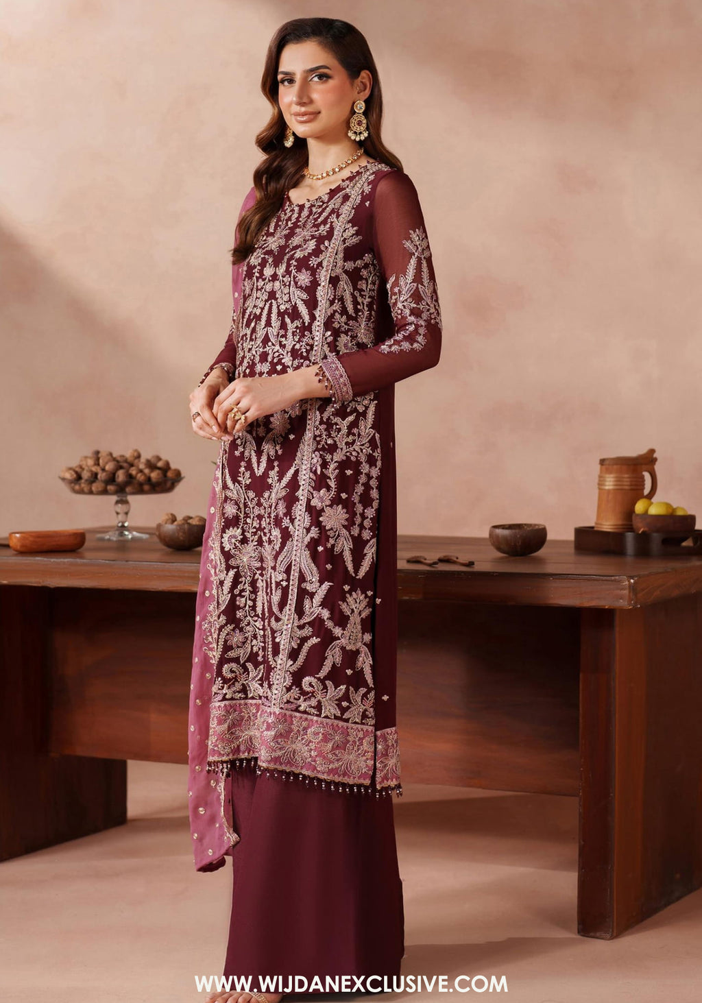 Mahrosh Unstitched Formals Collection - 2025 by Zarif MUF-02 SAMROSE