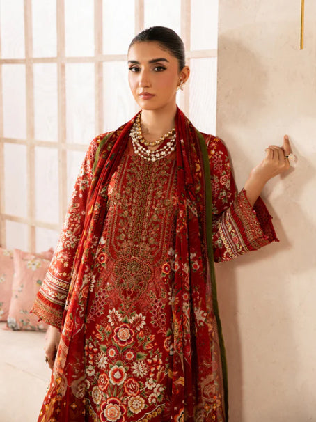 Syra by Gulaal | Unstitched Printed & Embroidered Lawn Collection - 2026 (CALYX)