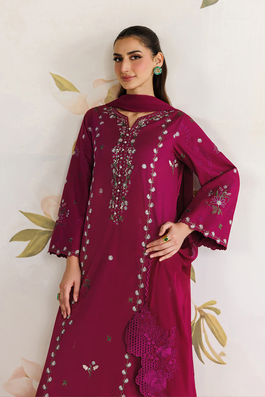 Iznik unstitched Embroidered Exclusive Lawn  Collection - 2026 (UE-684)