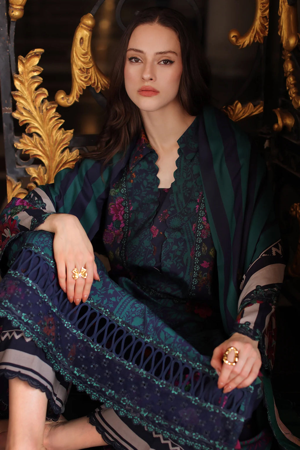 Aniiq by Charizma | Unstitched Embroidered Linen Vol-II Collection'26 (ANW7-17)