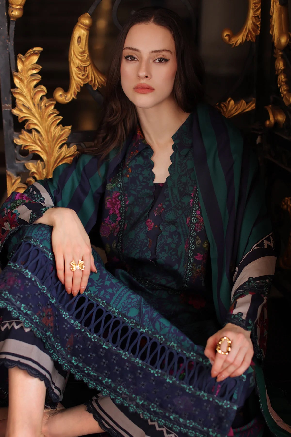 Aniiq by Charizma | Unstitched Embroidered Linen Vol-II Collection'26 (ANW7-17)