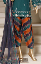 Eclair by Sadabahar | Stitched 3pc Embroidered Lawn Vol-02 Collection - 2026 (D-07)