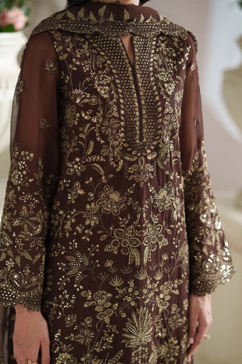 Modern Heirloom by Emaan Adeel | Unstitched Emb Chiffon Formal'26 (ADELIA)