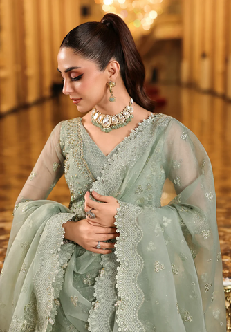 Stardom by Elaf - Unstitched Formal Handwork - 2025 ESH-03 LIME LIGHT