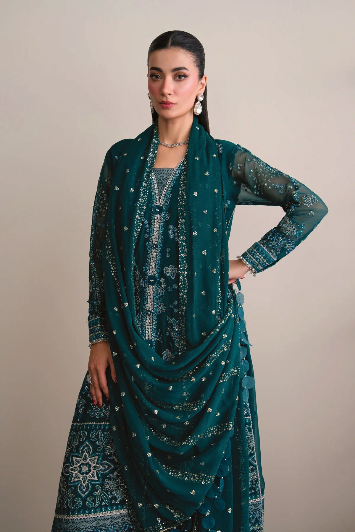 Kalani by Xenia | Unstitched Embroidered Luxury Formal Collection - 2026 (AZARI)