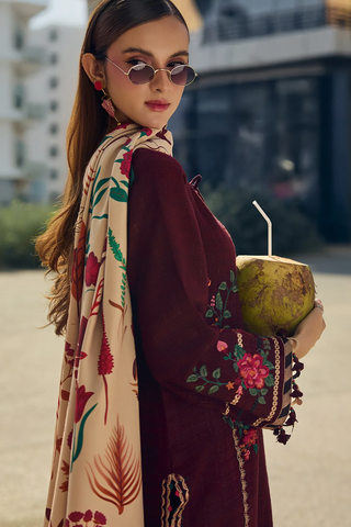 Poshima by Charizma | Unstitched Embroidered Leather Vol-II Collection - 2025 PSW5-10