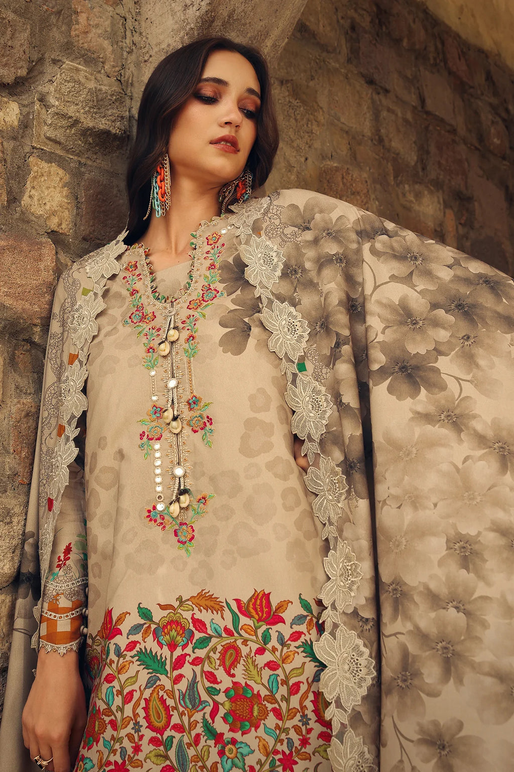 Combination by Charizma | Unstitched Embroidered Linen Collection - 2026 (CCW7-07)