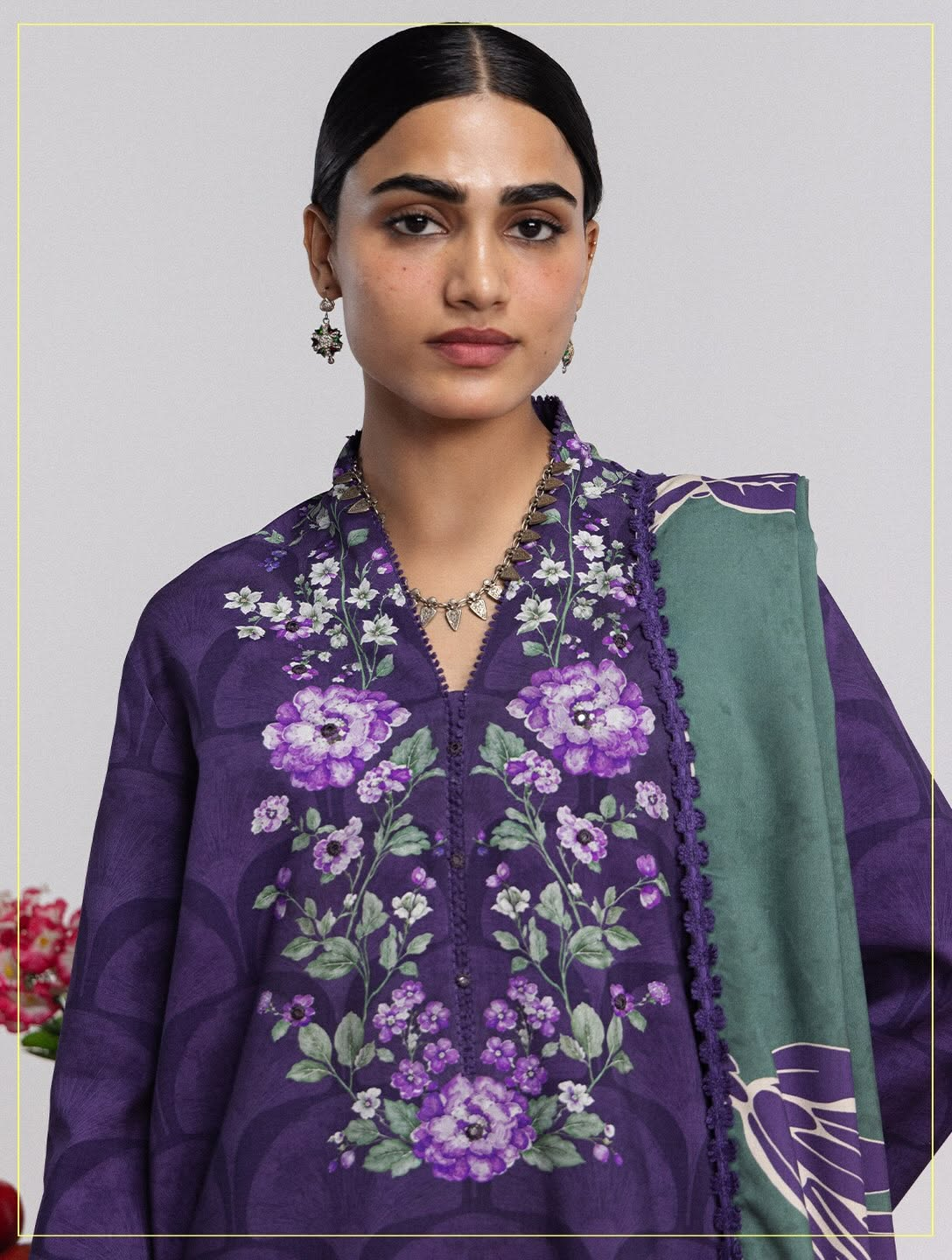 Coco Print's Unstitched Linen Collection - 2026 (D-1A)