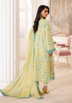 Aafreen Embroidered Laser Cut Lawn Collection'25 by Riaz Arts AF-188