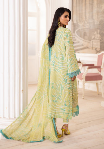 Aafreen Embroidered Laser Cut Lawn Collection'25 by Riaz Arts AF-188