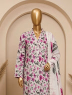 Libas e Khas 3pc Unstitched Embroidered Lawn Collection - 2026 (D-08)