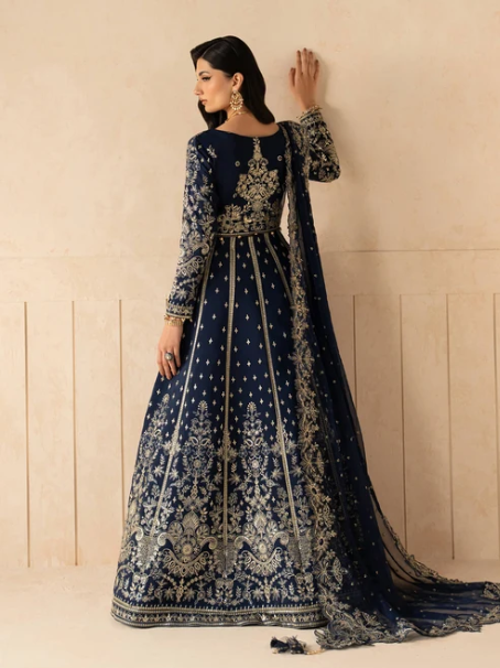 Syleena by Gulaal | Unstitched Embroidered Raw Silk Formal Collection'26 (ZAFFRE)