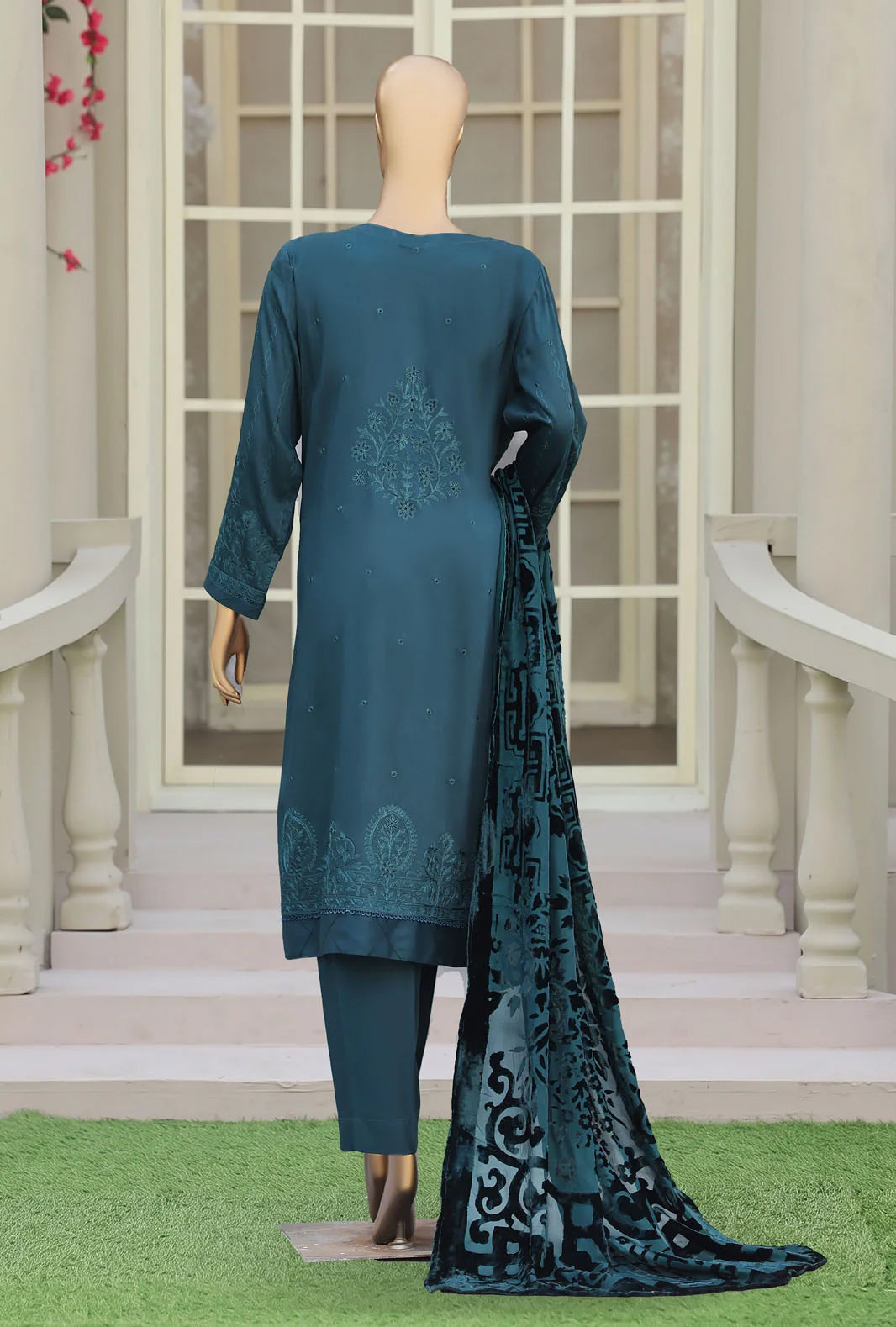 Royel Needleuork by HZ Textile | Unstitched Velevet Embroidered Collection'26 (D-08)