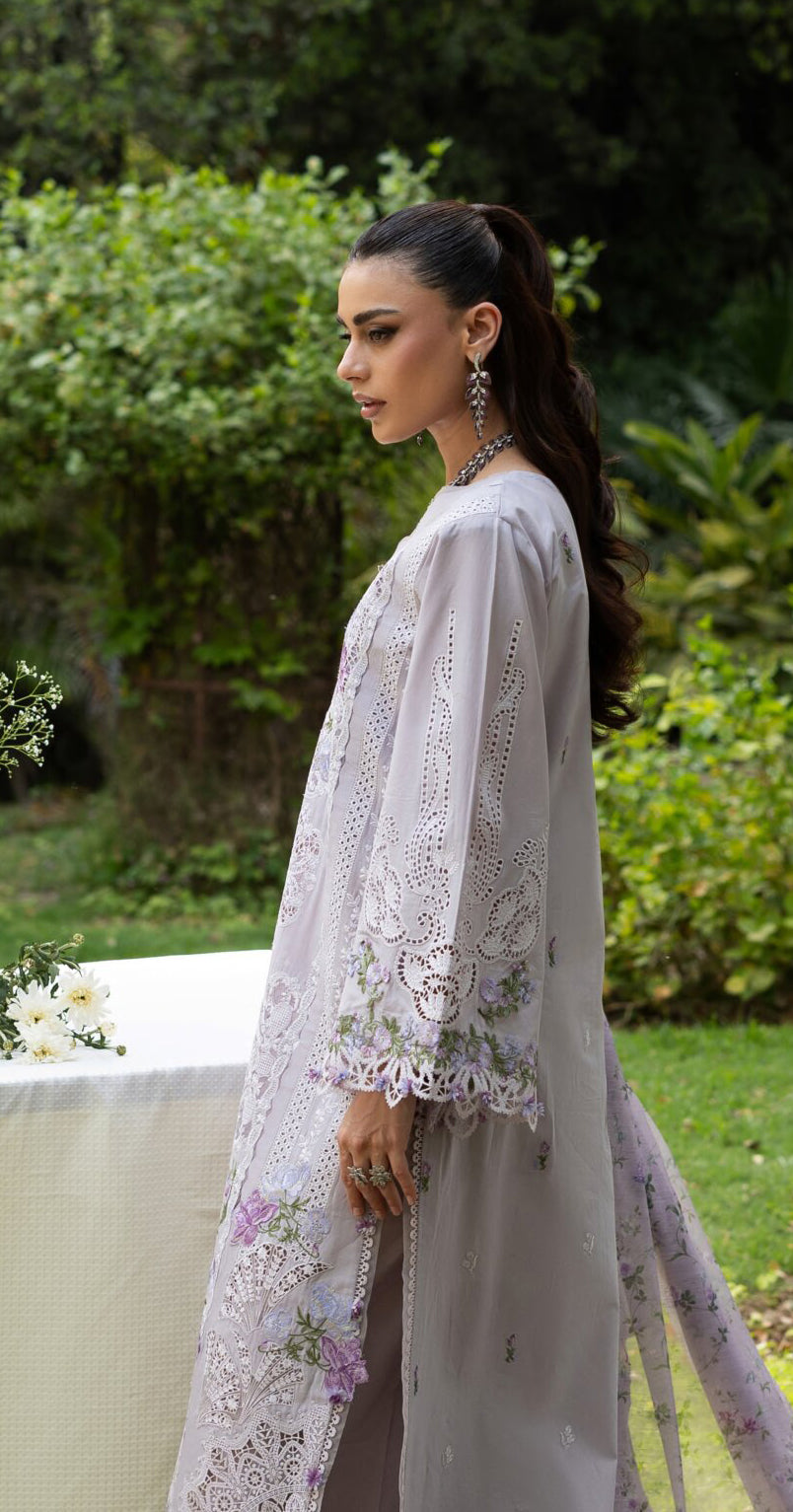 Elaf Unstitched Luxury Lawn Vol-II Collection - 2026 (ELQ-4B)