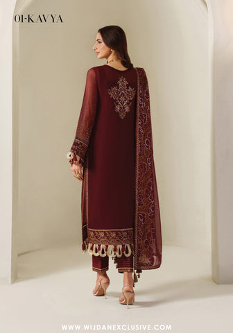 Alizeh Reena Handmade Unstitched Luxury Chiffon Collection - 2025 (KAVYA)