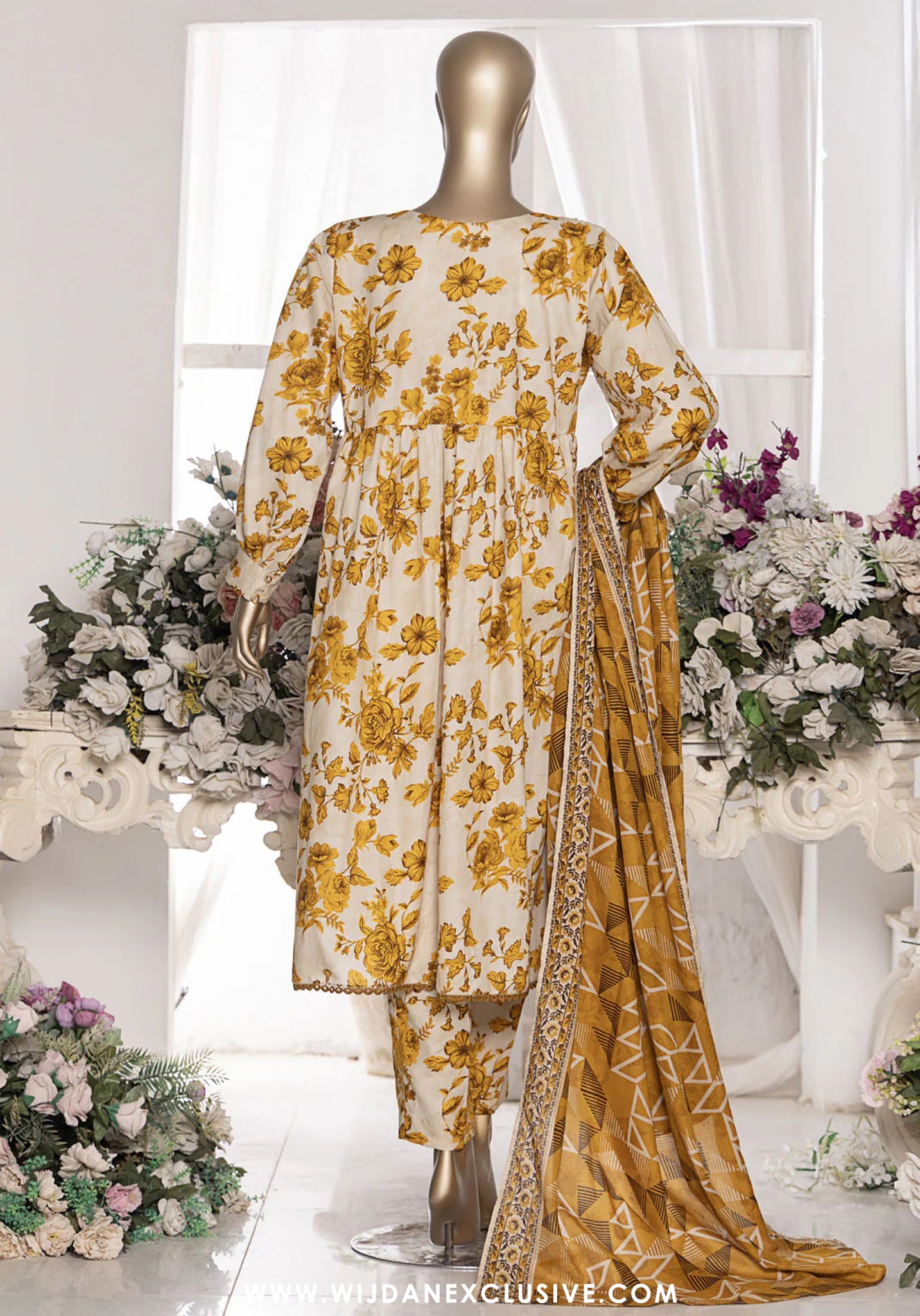 HZ Mid Summer Unstitched Printed Cambric Collection MSC-204-B