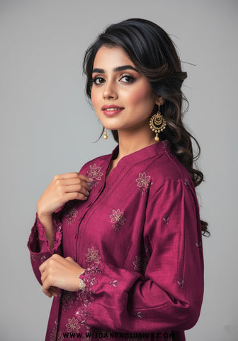 Roshi by Wijdan Unstitched Viscose Winter Collection - 2025 D-08