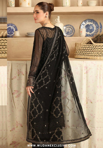 Ramsha Sonehri Unstitched Embroidered Chiffon Collection - 2025 Vol-02 BB-206