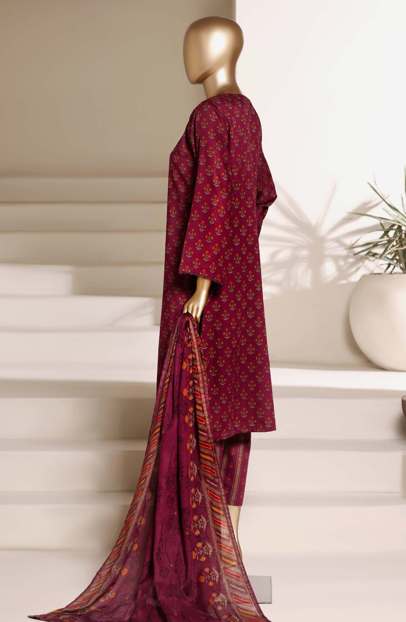 Sadabahar Stitched Printed Lawn Vol-06 Collection - 2026 (D-08)