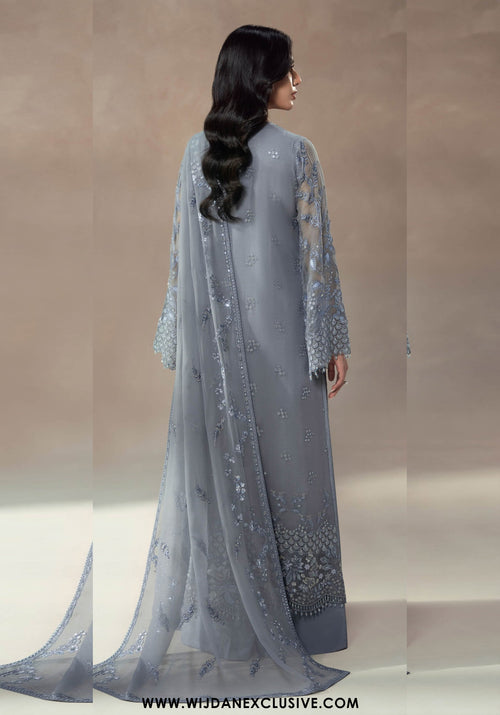 Afsanah by Lamisah | Unstitched Luxury Chiffon Formal Collection - 2025 (MOONLIT MIST)