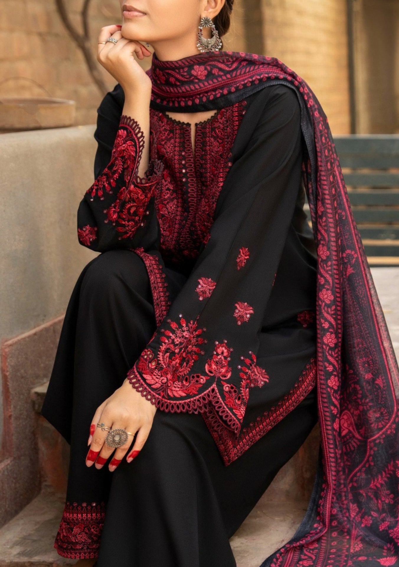 Bazaar by Casual Lite | Stitched Embroidered Drop-I Collection – 2026 (D-07)