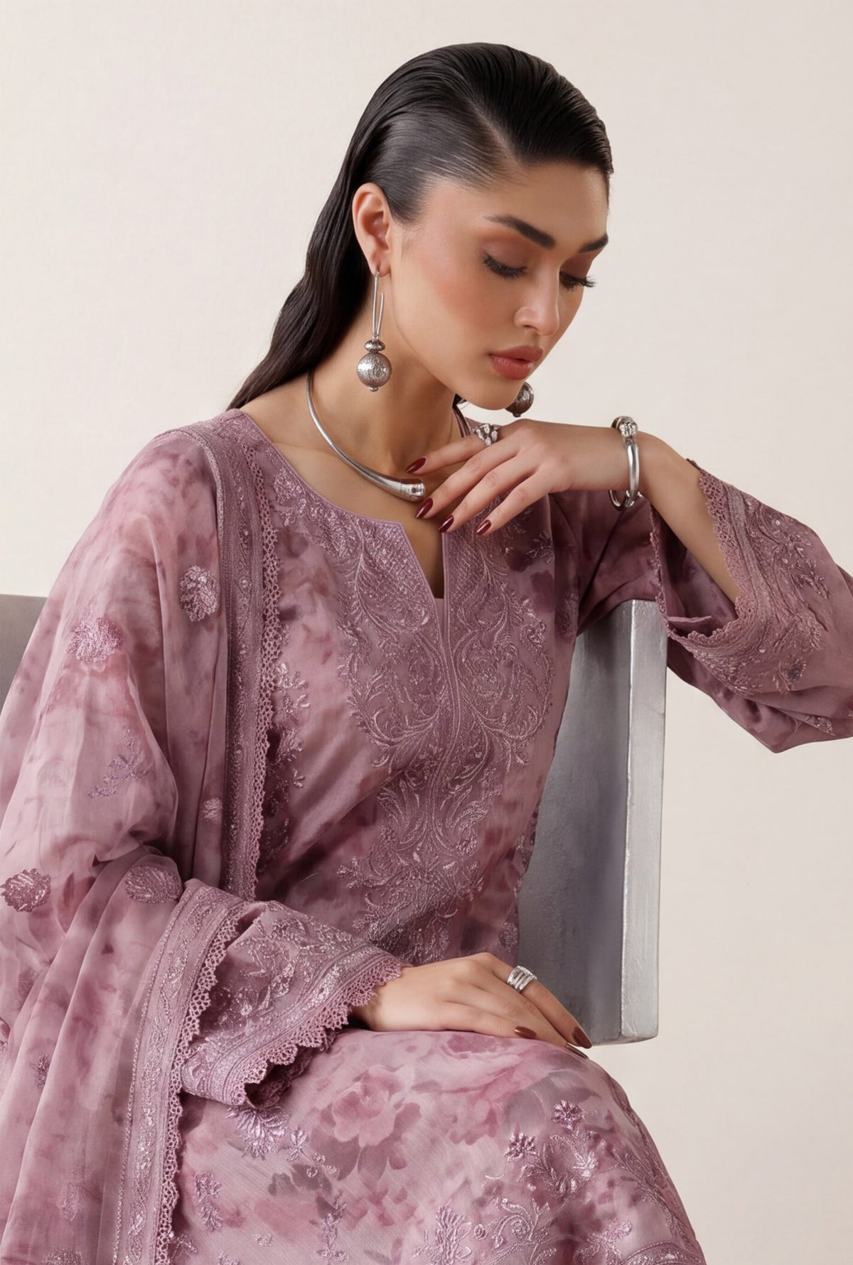 Virsa by Wijdan | Unstitched Embroidered Viscose Collection - 2026 (D-2517)