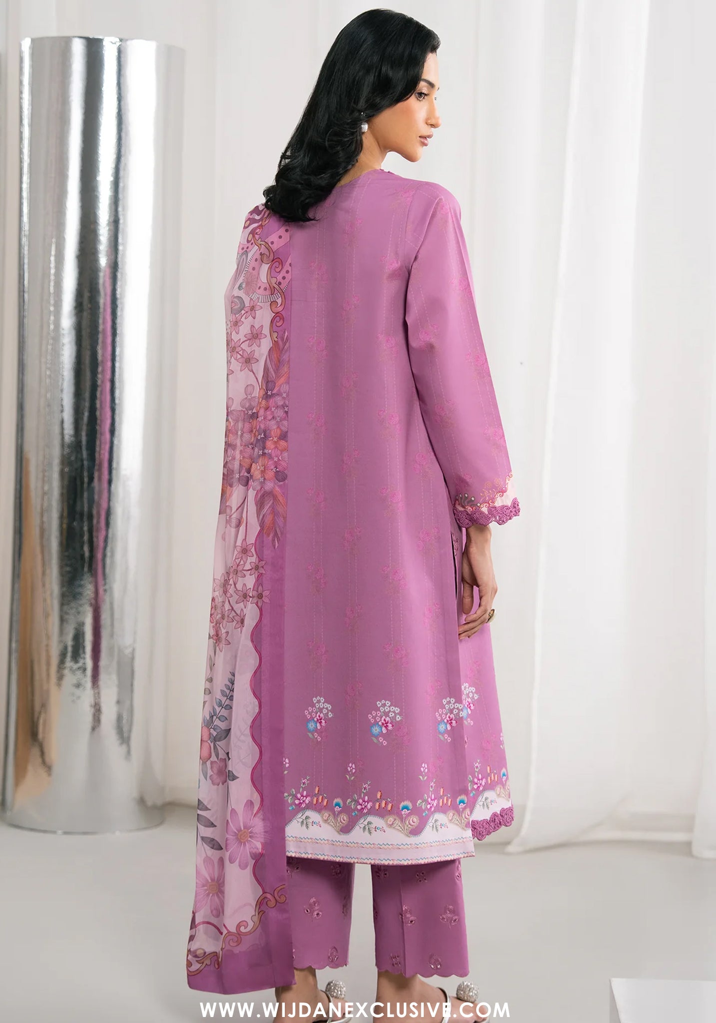 Nysa by Seran | Unstitched Printed & Embroidered Cambric Collection'26 (SIELLE)