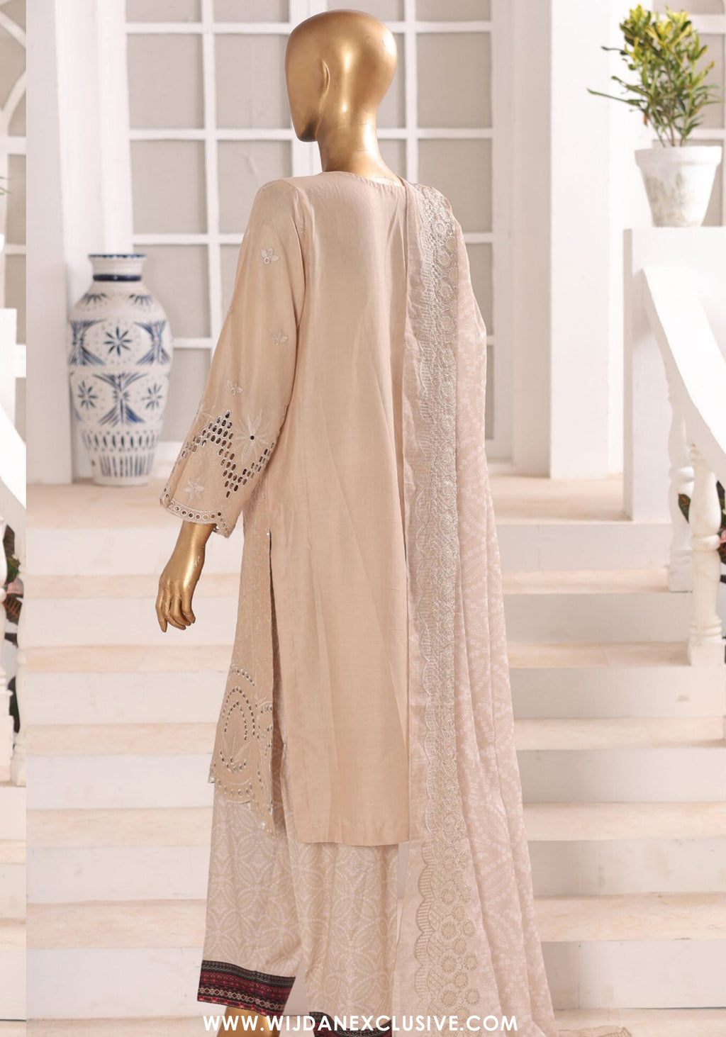 Aifa Dynasty Chikankari Unstitched Luxury Lawn Collection - 2026 (D-08)
