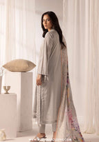Ibtida by Nur | Unstitched Embroidered Lawn Collection - 2026 (IK-317)