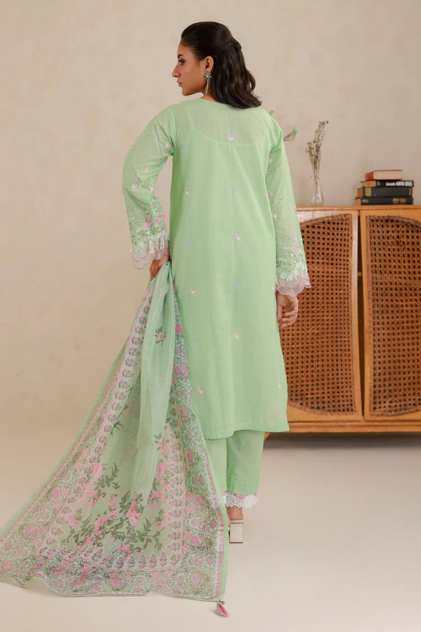 Zellbury Unstitched 3pc Embroidered Lawn Collection - 2026 (WUS-26E-0585)