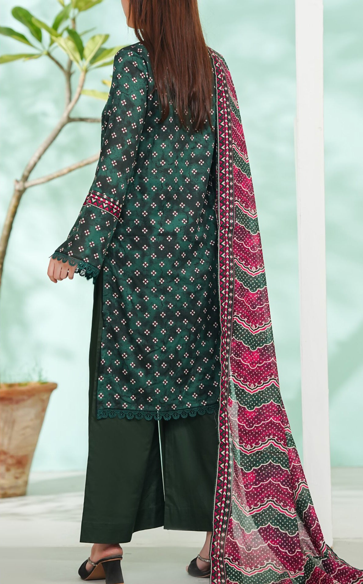 VS Daman unstitched Exclusive Printed Lawn Vol-04 Collection - 2026 (D-847)