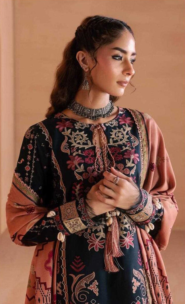 One Nation by Florent | Unstitched Printed & Embroidered Viscose Collection'26 (GUL)