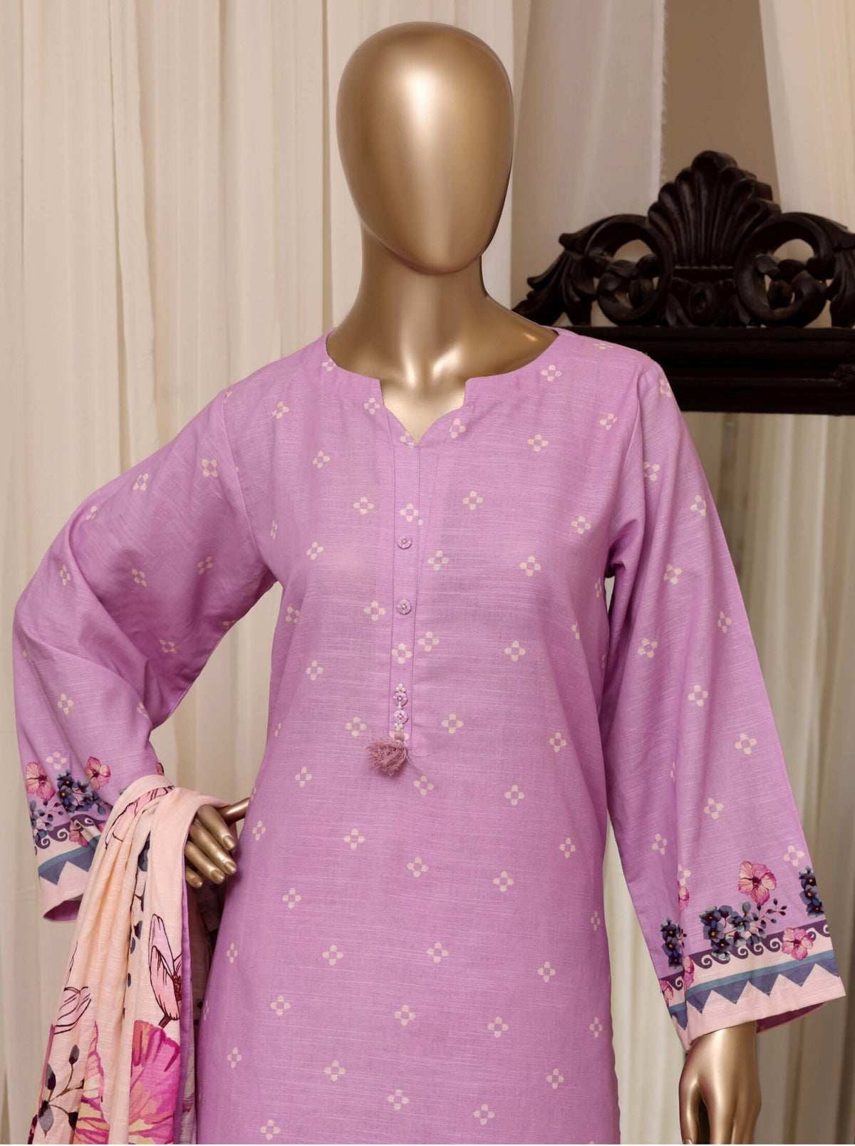 Sadabahar Stitched Printed Khaddar Collection - 2026 (D-08)