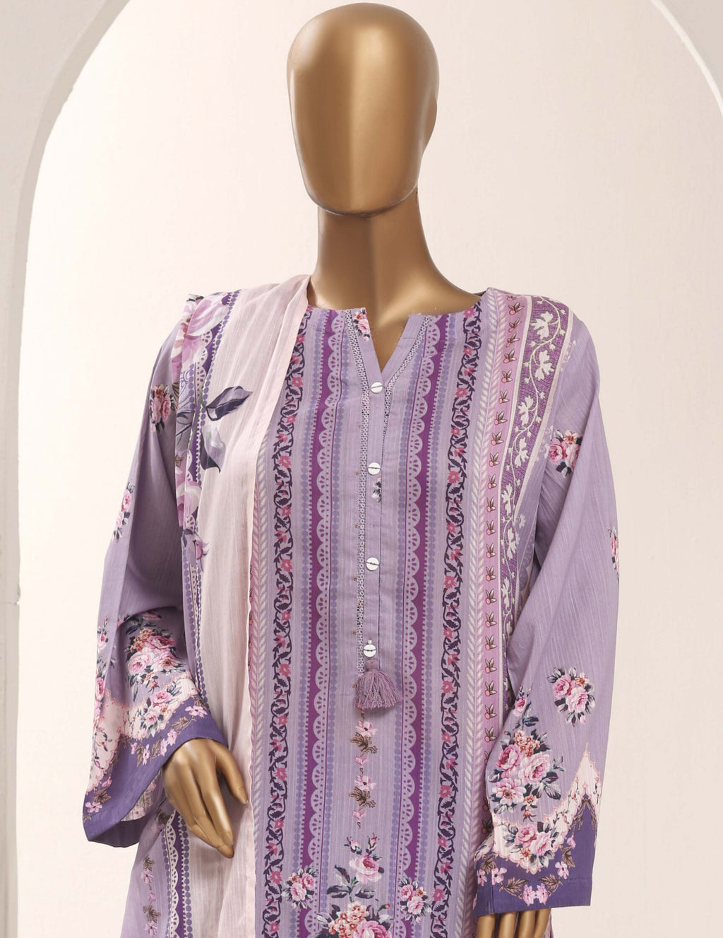 Sadabahar Stitched Printed Lawn Vol-12 Collection – 2026 (D-08)